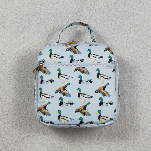 Baby Boys Kids Ducks Lunch Box Picnic Thermal Blue Bag RTS