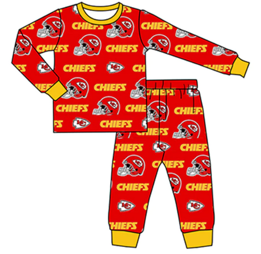 Baby Boy Long Sleeves Team Shirt Pants Pajamas Clothes Set Moq 5
