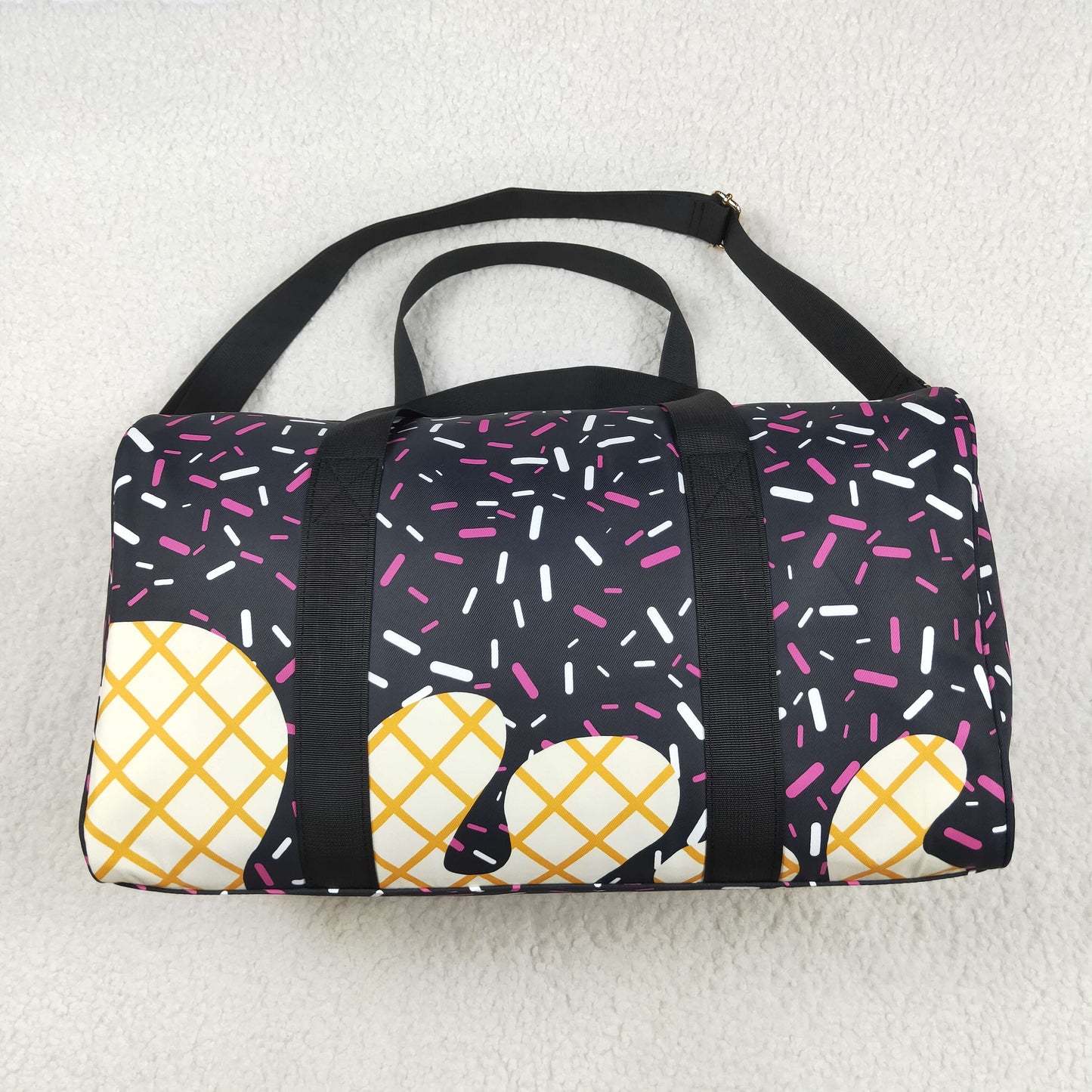 Baby Toddler Kids Adult Plaid Travel Package Black Gym Bags RTS