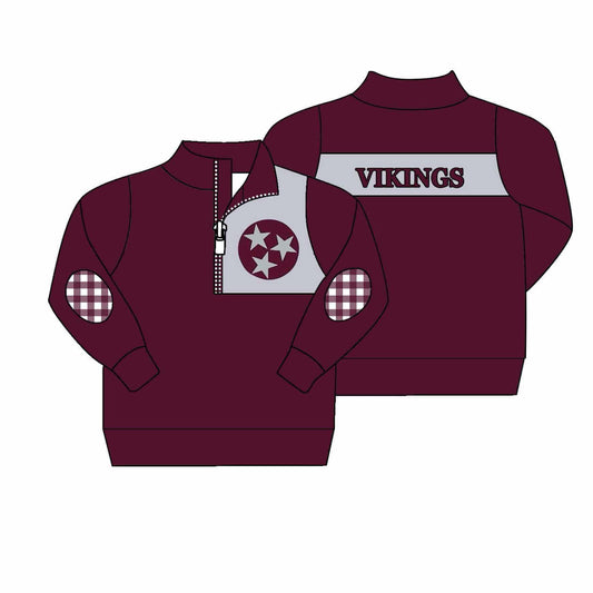 Baby Boy Long Sleeves Team Pullover Shirt Tops Moq 5