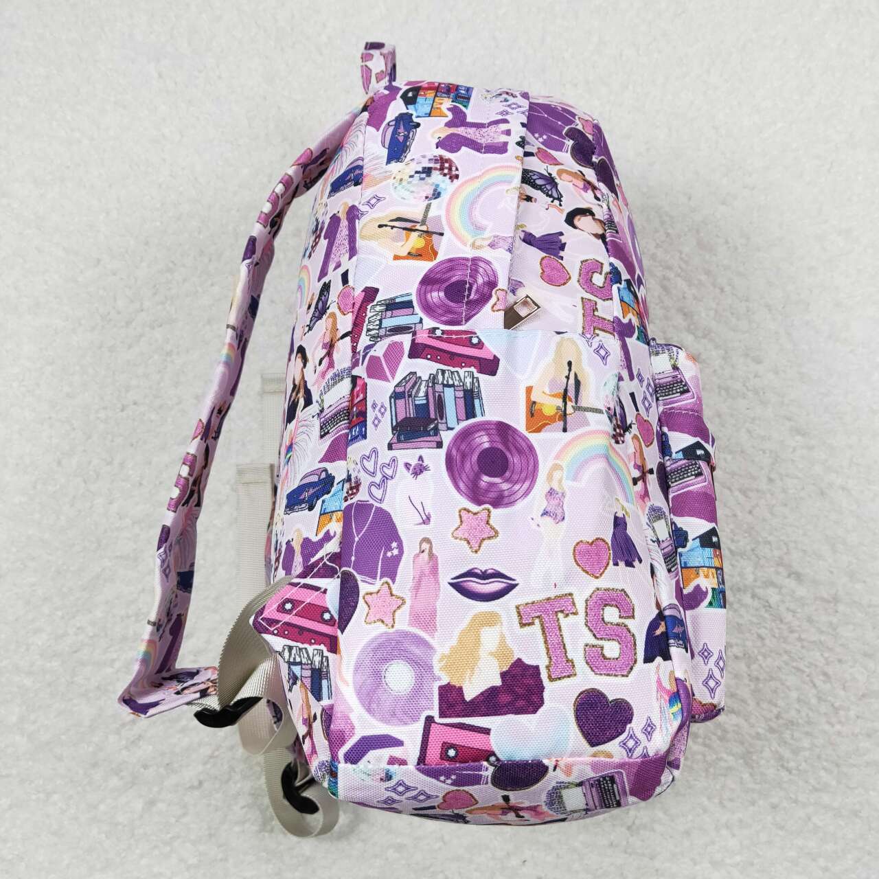 Baby Girl Singer Purple Backpack Bag