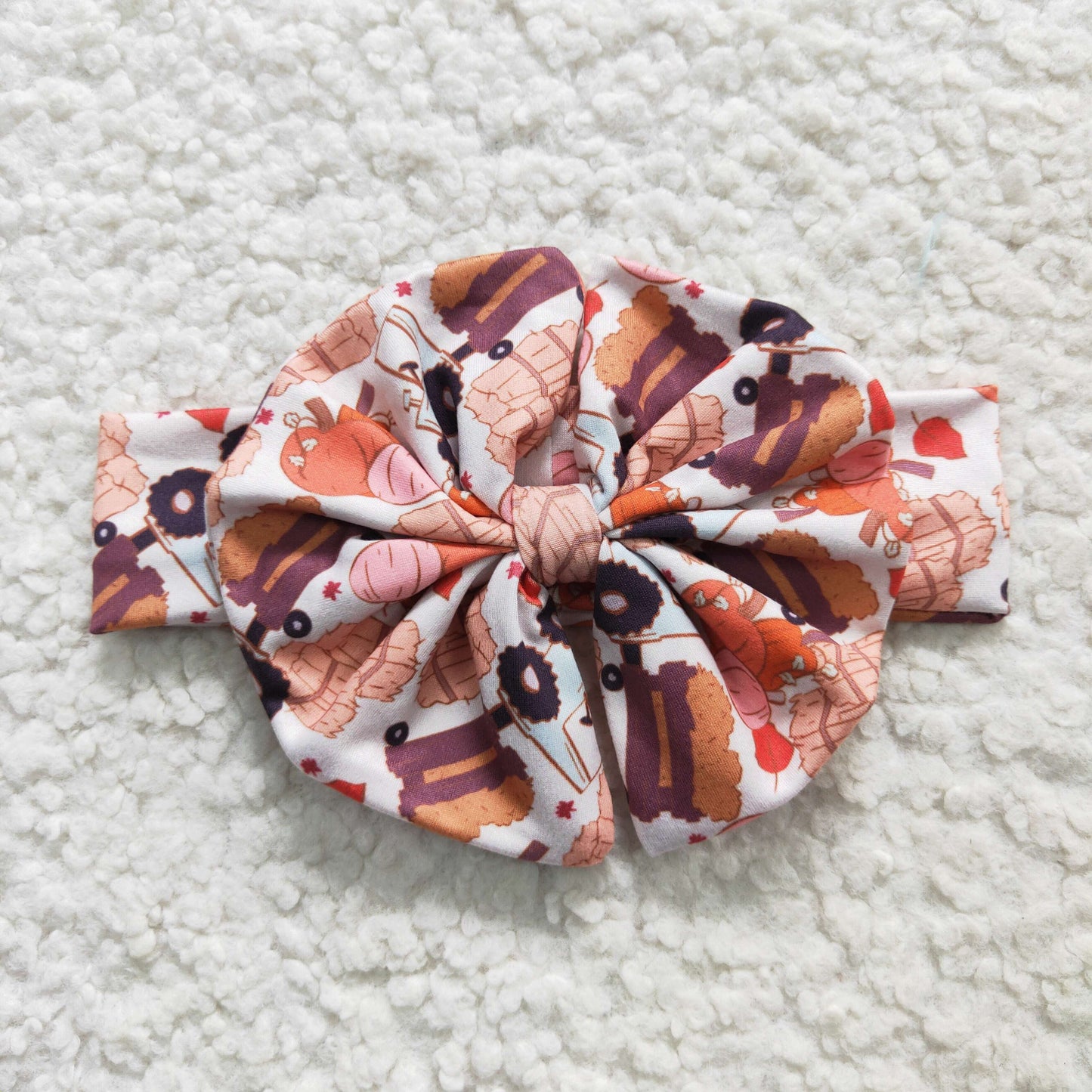 GBO0182 Baby Girl Pumpkin Bummie Shorts Fall Outfit
