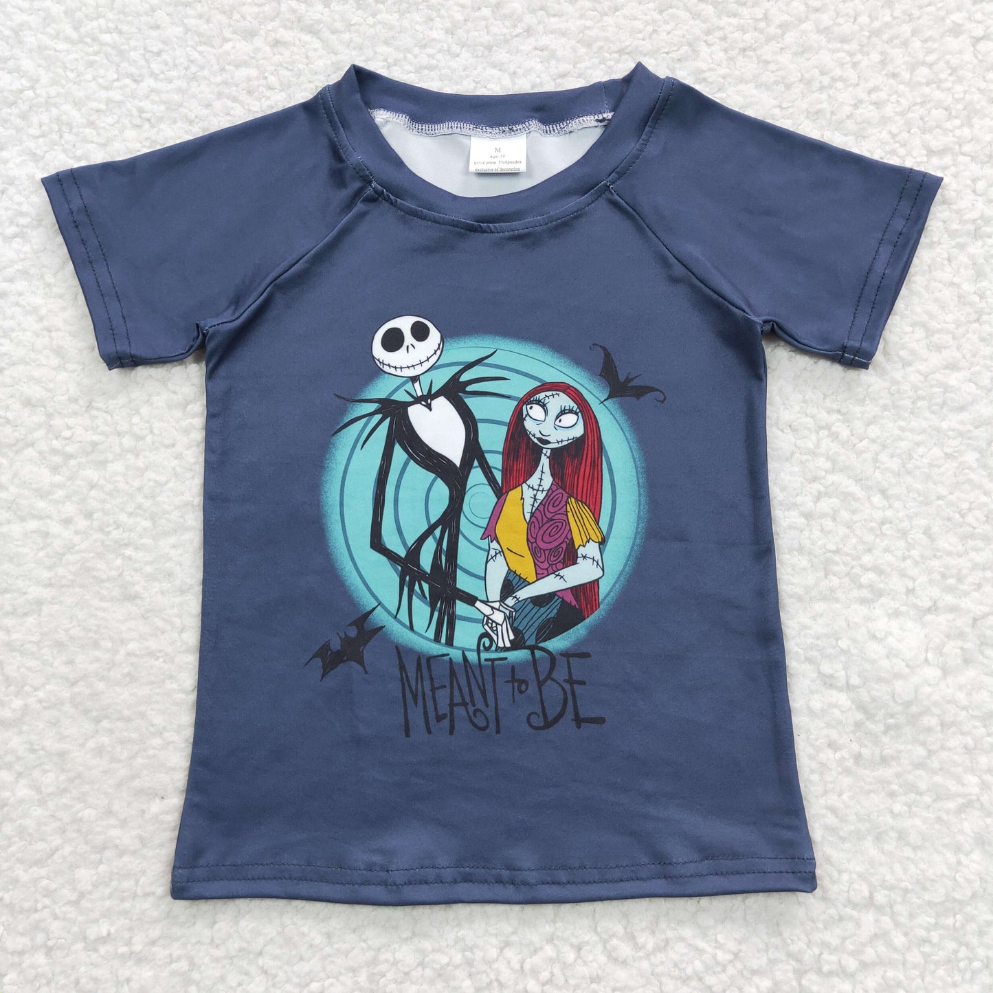 A4-21 Baby Boy Short Sleeves Halloween Shirt