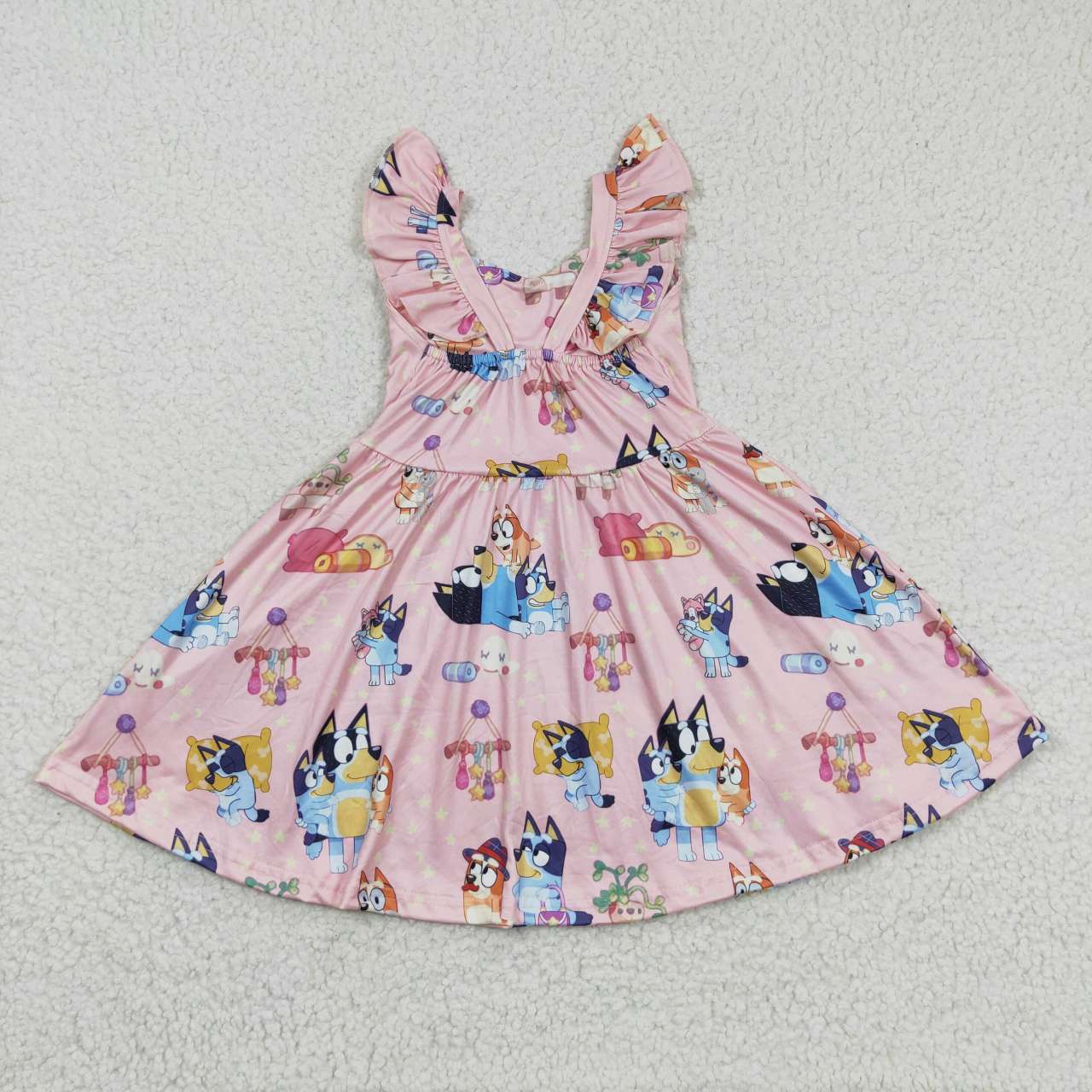 GSD0422 Baby Girl Summer Dogs Dress