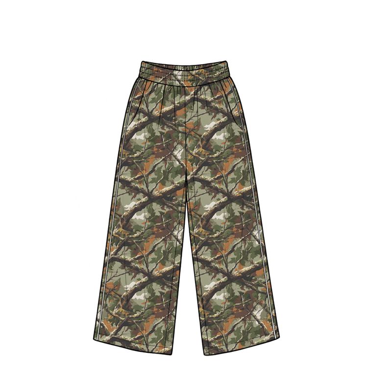 ( Moq 5 ) Baby Toddler Kids Leaves Pants Bottoms Camo Clothes