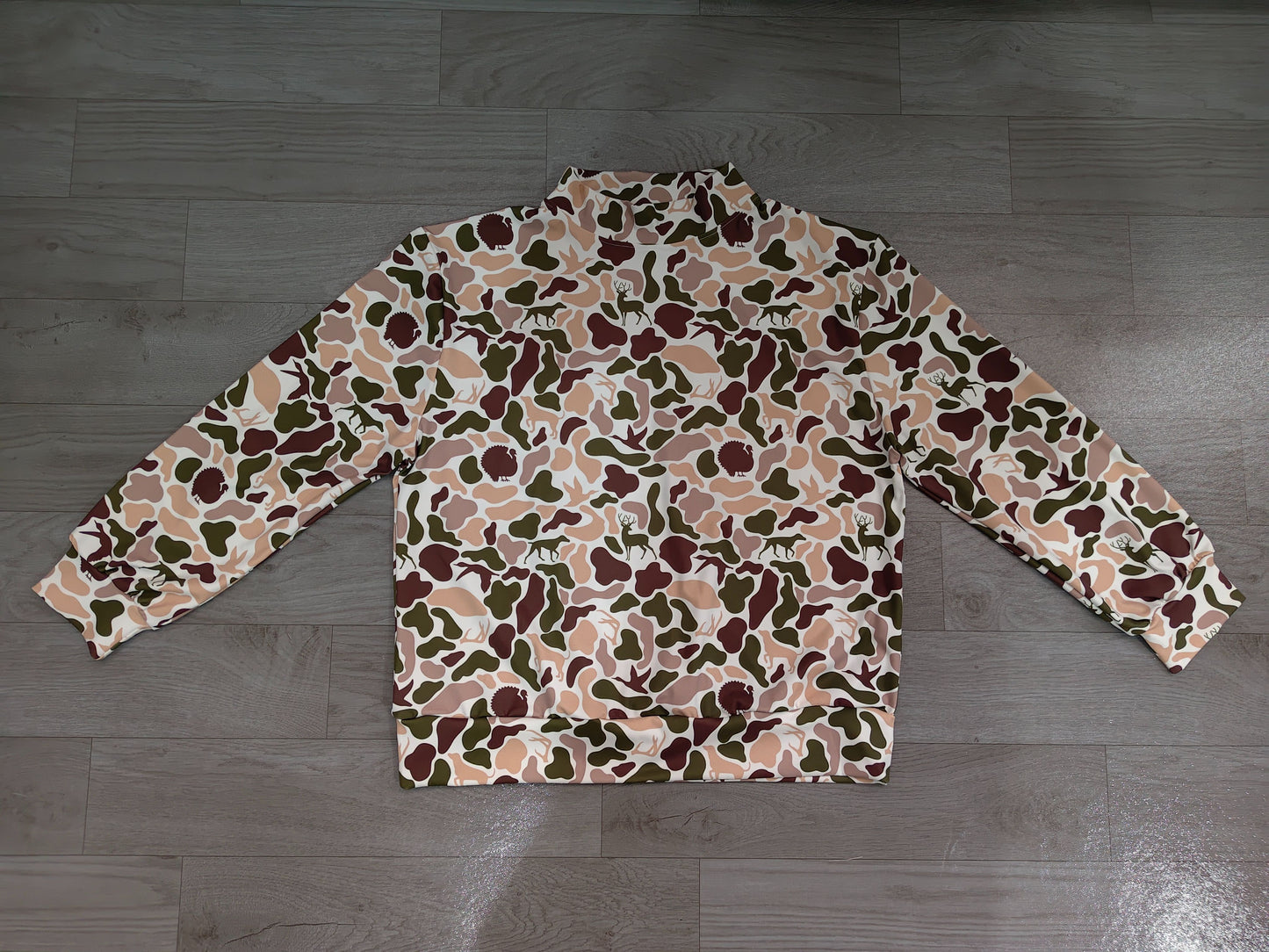( No moq ) Preorder Adult Women Ducks Deer Dogs Camo Shirt Tops Pullover Yoga Active Clothes