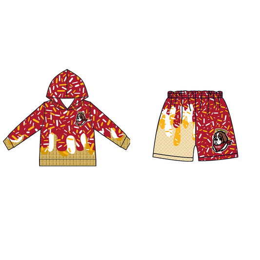 ( Moq 5 each style ) Baby Boy Summer Team Sibling Drip Shorts Shirt 7.18