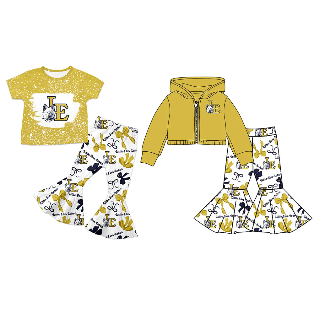 ( Moq 5 each style ) Baby Girl Team Sibling Bows Dress Set 7.26