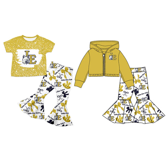 ( Moq 5 each style ) Baby Girl Team Sibling Bows Dress Set 7.26