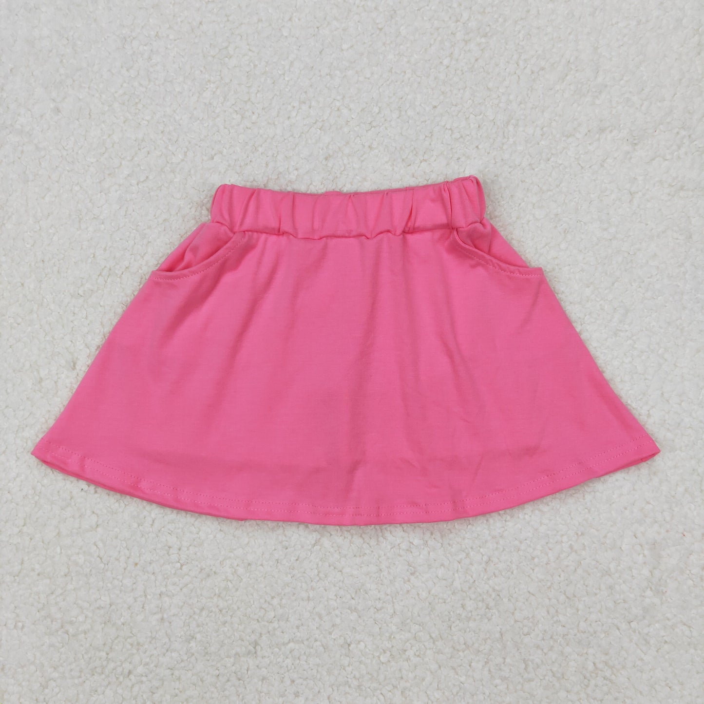Baby Girl Pink Shorts Skirt Pockets Cotton Skort RTS