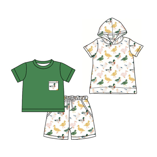 ( Moq 5 Each Style ) Sibling Baby Boys Toddler Shirt Sleeves Ducks Shirts Set Clothes