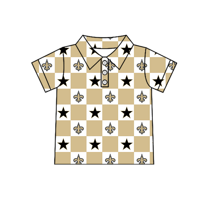 ( Moq 5 Each Style ) Baby Boys Girls Toddler Stars Bows Team Sibling Shorts Dress Shirt Set Clothes