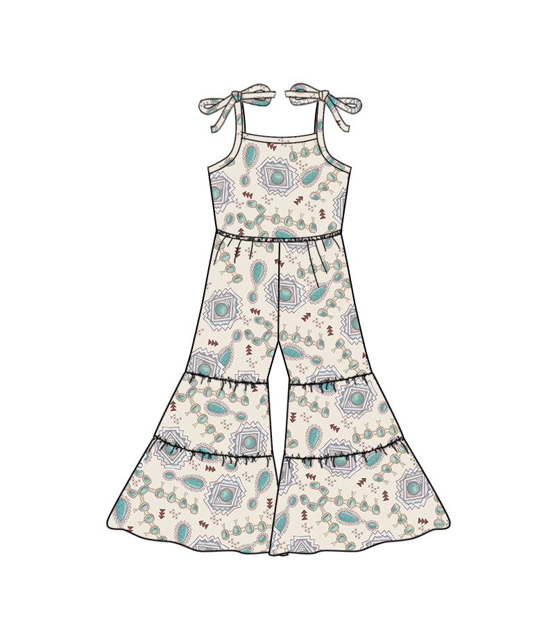 Baby Girl Sleeveless Jumpsuit Moq 5