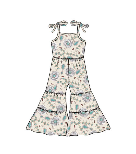 Baby Girl Sleeveless Jumpsuit Moq 5