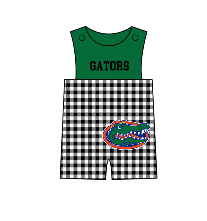 ( Moq 5 Each Style ) Baby Boys Girls Kids Plaid Team Sibling Green Rompers Dress Sets