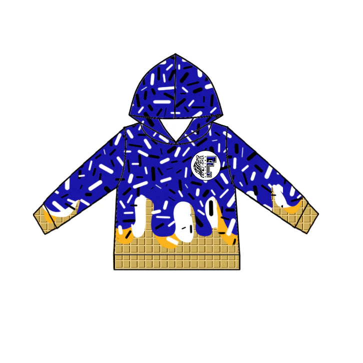 ( Moq 5 each style ) Baby Boy Summer Tiger Team Sibling Blue Drip Shorts Shirt 7.18