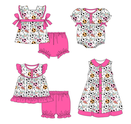 Baby Girl Back To School Sibling Romper Dress Set ( Moq 5 Each Style ) 1.8