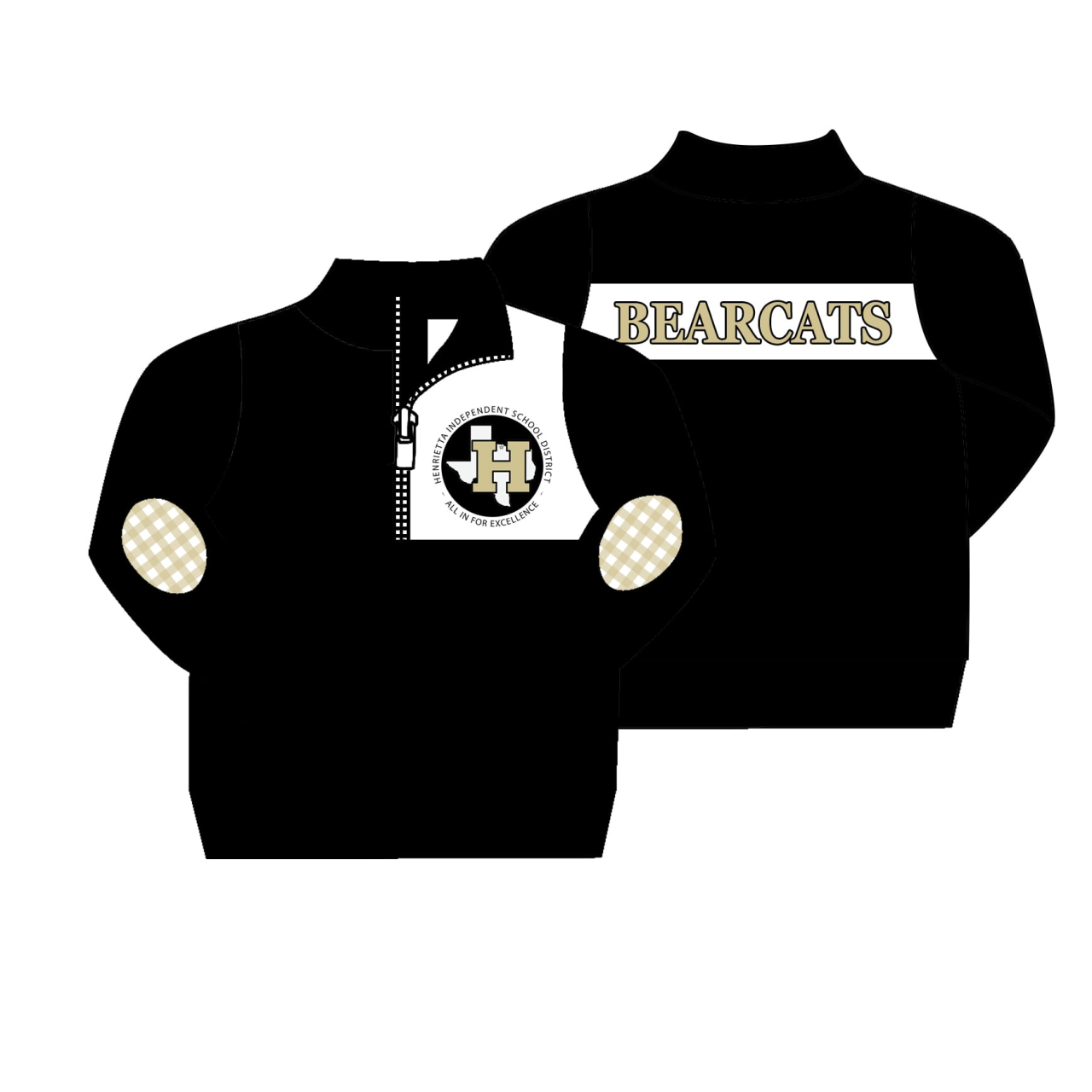 Baby Boy Black Long Sleeves H Team Pullover Shirt ( Moq 5 )