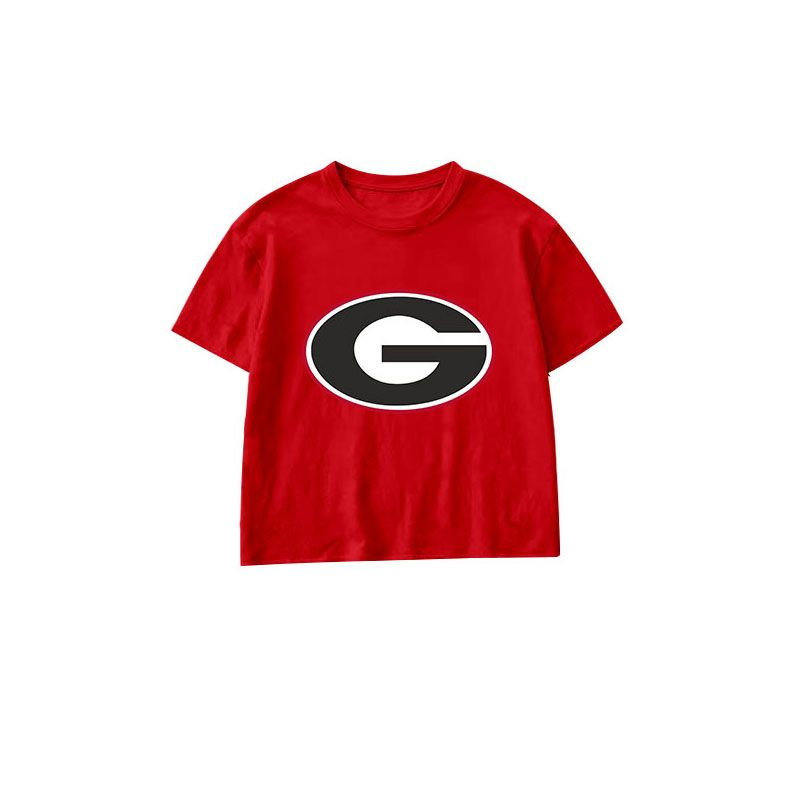 ( Moq 5 ) Preorder Baby Boy Kids Red Short Sleeves Shirt Team Clothes