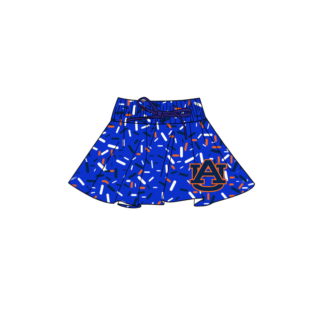 ( Moq 5 each style ) Baby Boy Girl Team AU Blue Sibling Dress Shorts Skirt 5.8