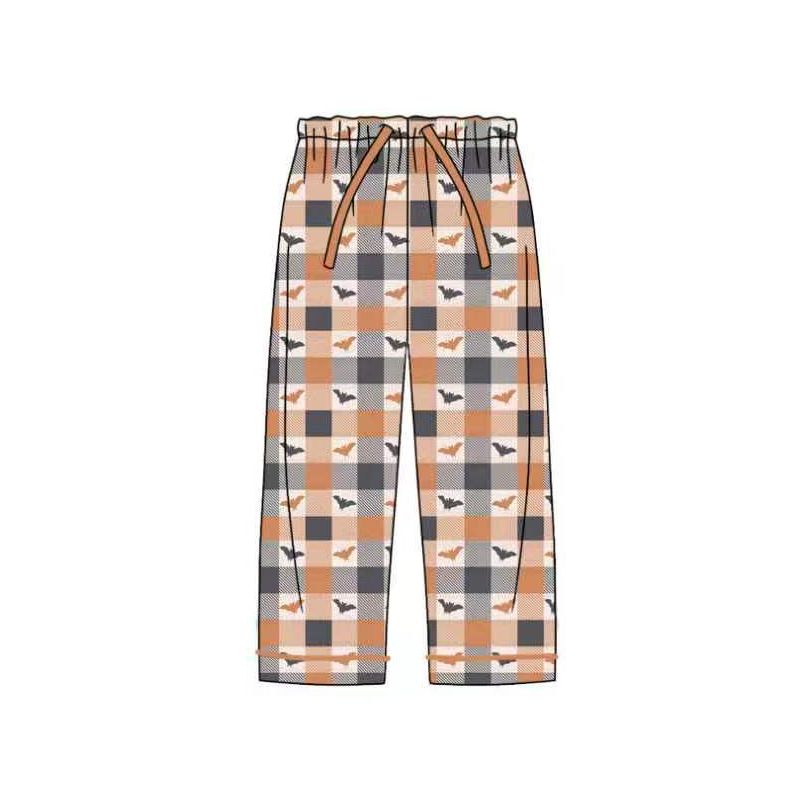( Moq 5 ) Preorder Adult Women Bats Checked Pants Bottoms Halloween Clothes