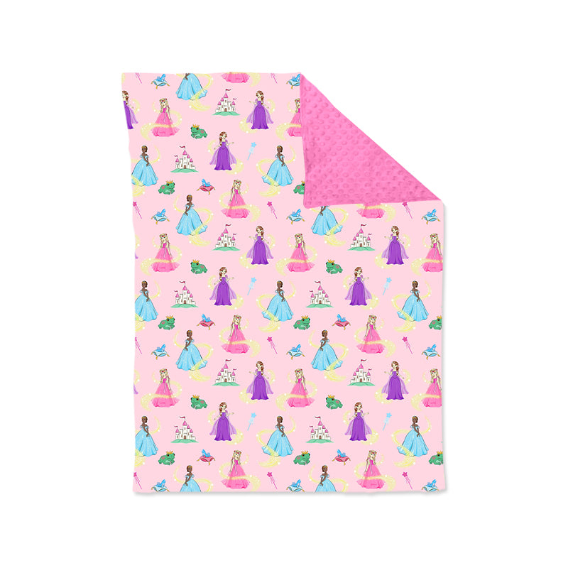 Baby Girl Infant Princess Pink Blanket