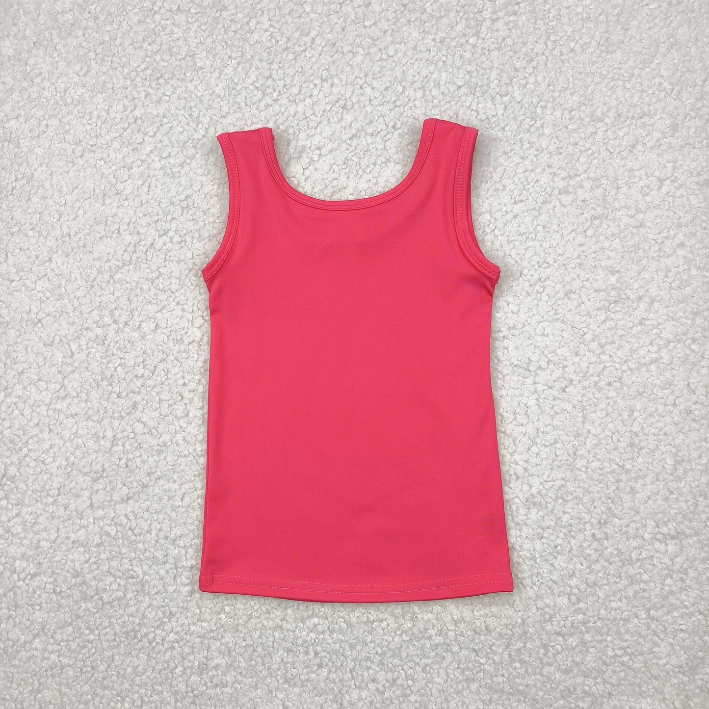 Baby Girl Sleeveless Pink Yoga Active Vest Shirt RTS