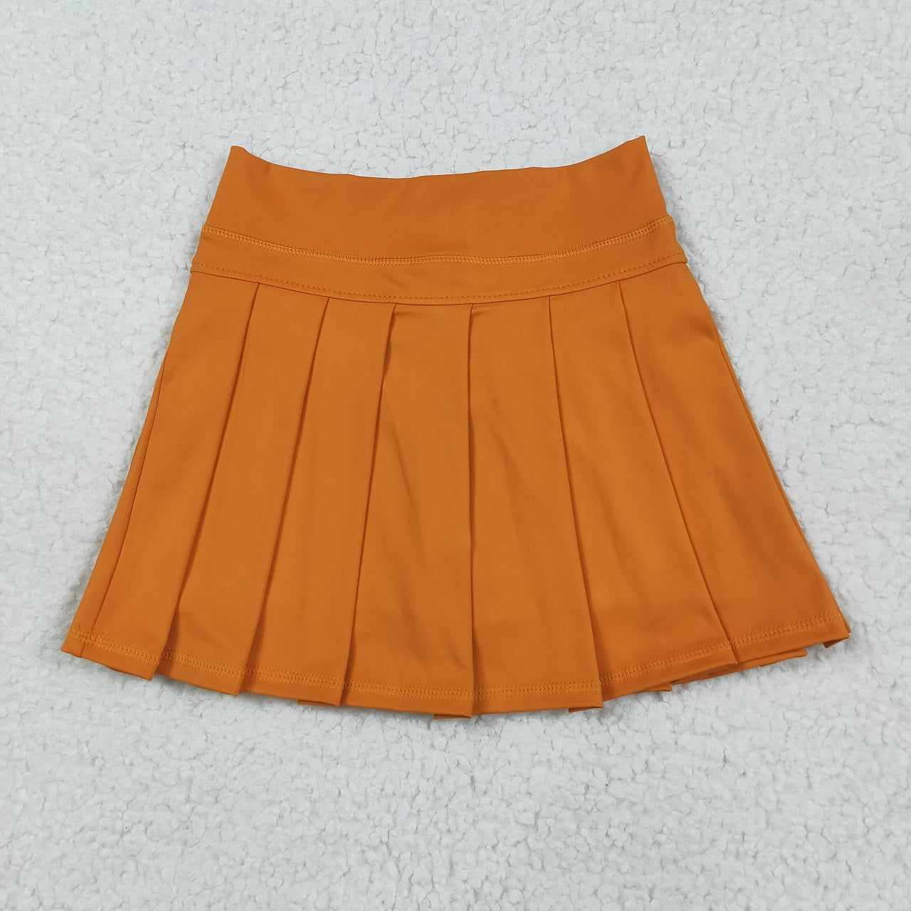 Baby Girl Long Sleeves Drips Hoodie Shirt Orange Yoga Active Skort Team Set RTS