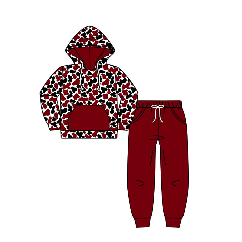 ( Moq 5 each style ) Baby Boy Girl Team Sibling Pants Set 8.7