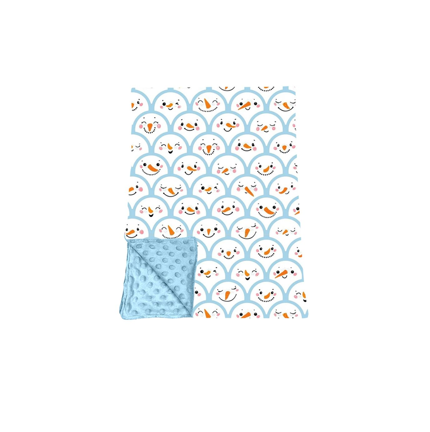 ( Moq 5 ) Preorder Baby Boys Kids Christmas Blue Blanket