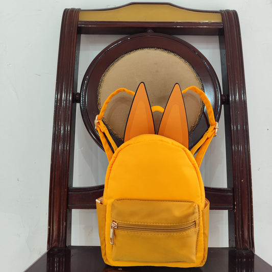 Baby Toddler Kids Cartoon Dog Ears Orange Backpack Bag RTS