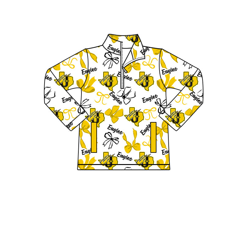 ( Moq 5 each style ) Baby Boy Girl Team Cheer Sibling Shirt Bows Dress Set 8.12