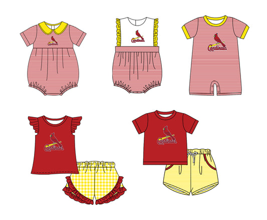( Moq 5 Each Style ) Baby Boys Girls Kids Team Sibling Bird Stripes Rompers Sets