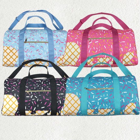Kids Girl Adult Women Plaid Candy Team Sibling Duffel Gym Bags