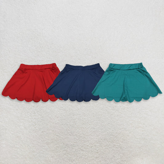Sibling Baby Girls Kids Pockets Skirts Shorts Bottoms Yoga Active Skorts Clothes RTS