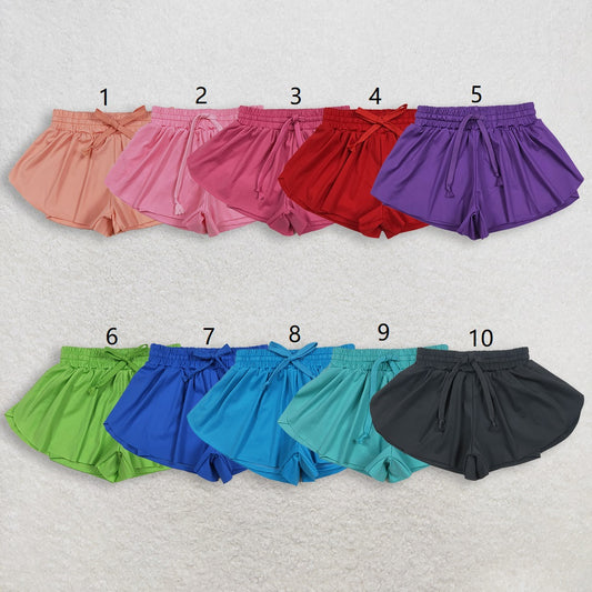Baby Girls Toddler Yoga Active Ruffle Shorts Summer Bottoms Clothes RTS ( No.1-5 )