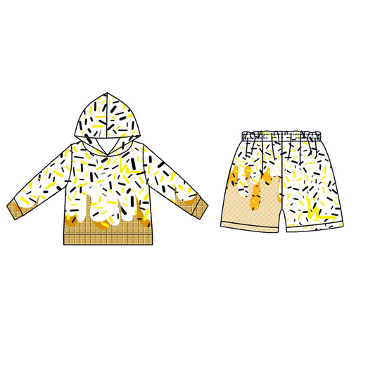 ( Moq 5 each style ) Baby Boy Summer Team Sibling Drip Shorts Shirt 7.18