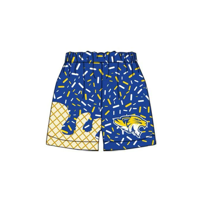 Baby Boy Tiger Team Blue Summer Shorts ( Moq 5 )