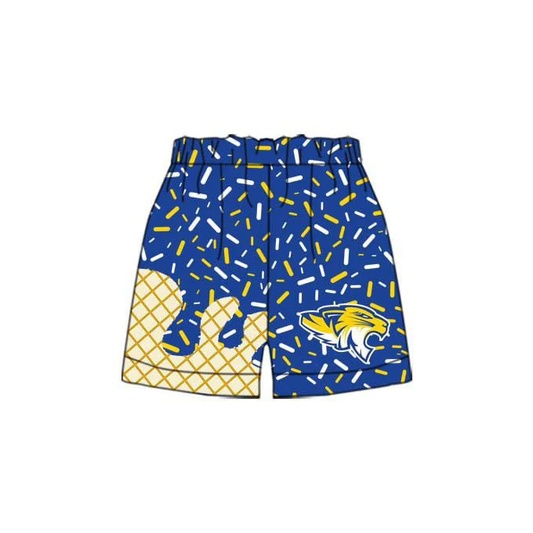 Baby Boy Tiger Team Blue Summer Shorts ( Moq 5 )