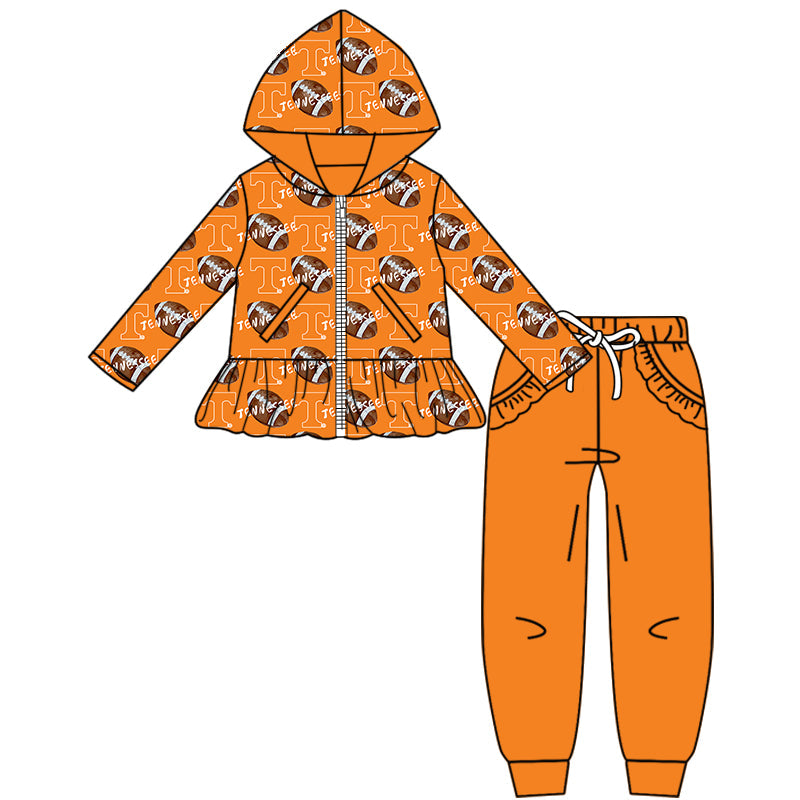 ( Moq 5 each style ) Baby Boy Girl Football Sibling Pants Dress Set 8.21