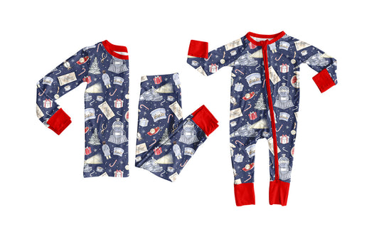( Moq 5 Each Style ) Baby Boy Toddler Christmas Sibling Romper Set