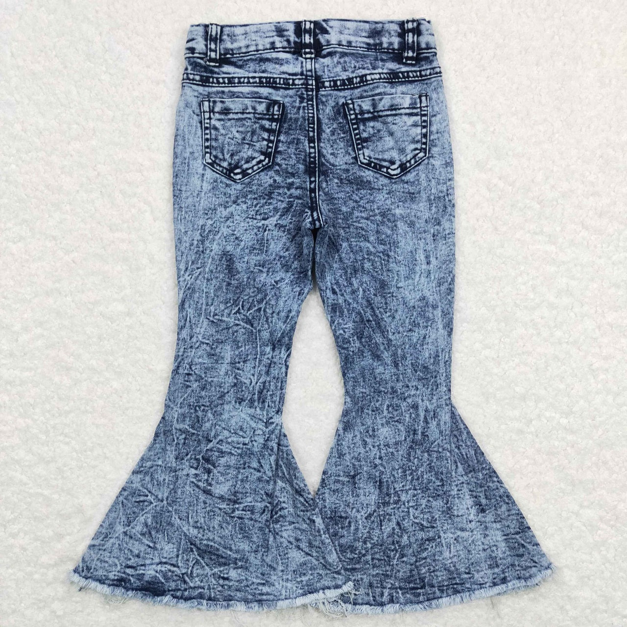 P0008 Baby Girls Denim Glue Jeans Pants