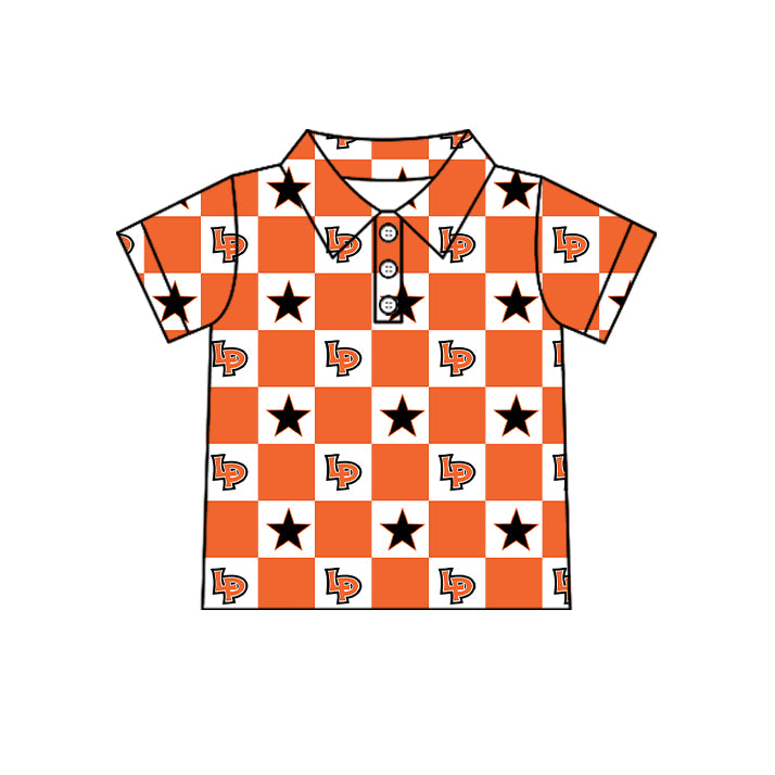 ( Moq 5 Each Style ) Baby Boys Girls Toddler Bows Team Sibling Shorts Dress Shirt Set Orange Clothes
