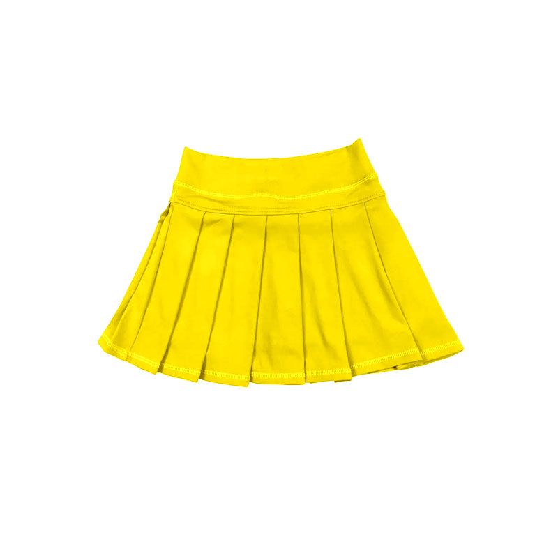( Moq 5 ) Preorder Baby Girls Kids Skirt Shorts Bottoms Yoga Active Yellow Clothes