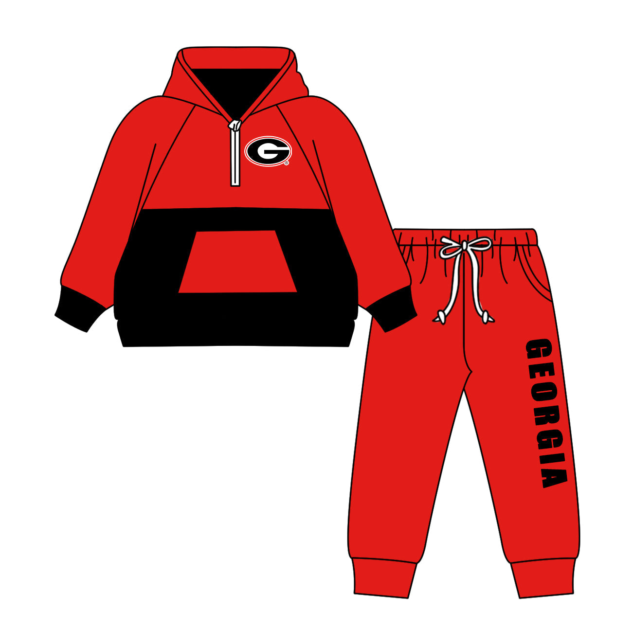 ( Moq 5 each style ) Baby Boy Girl Team Football Sibling Red Shirt Dress Set 8.19