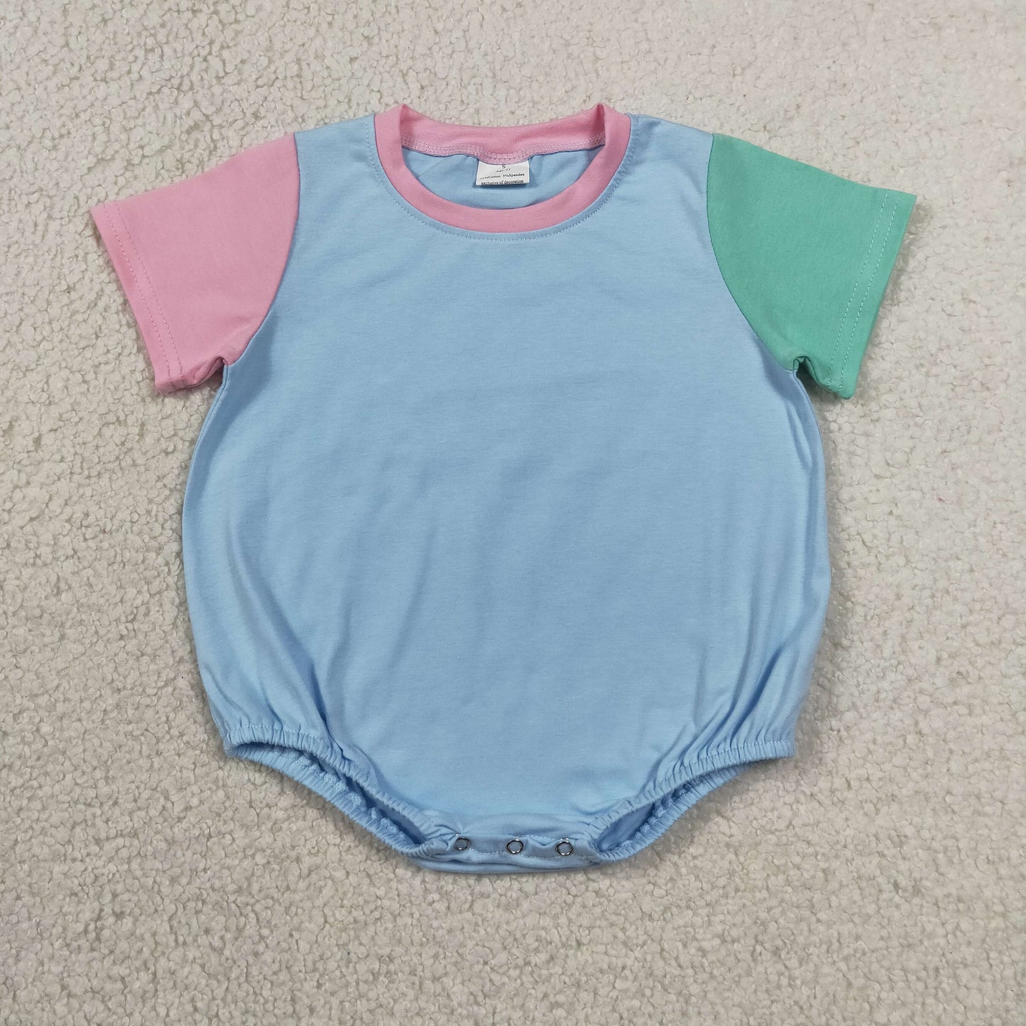 Baby Kids Infant Short Sleeves Cotton Bubble Romper Clothes RTS