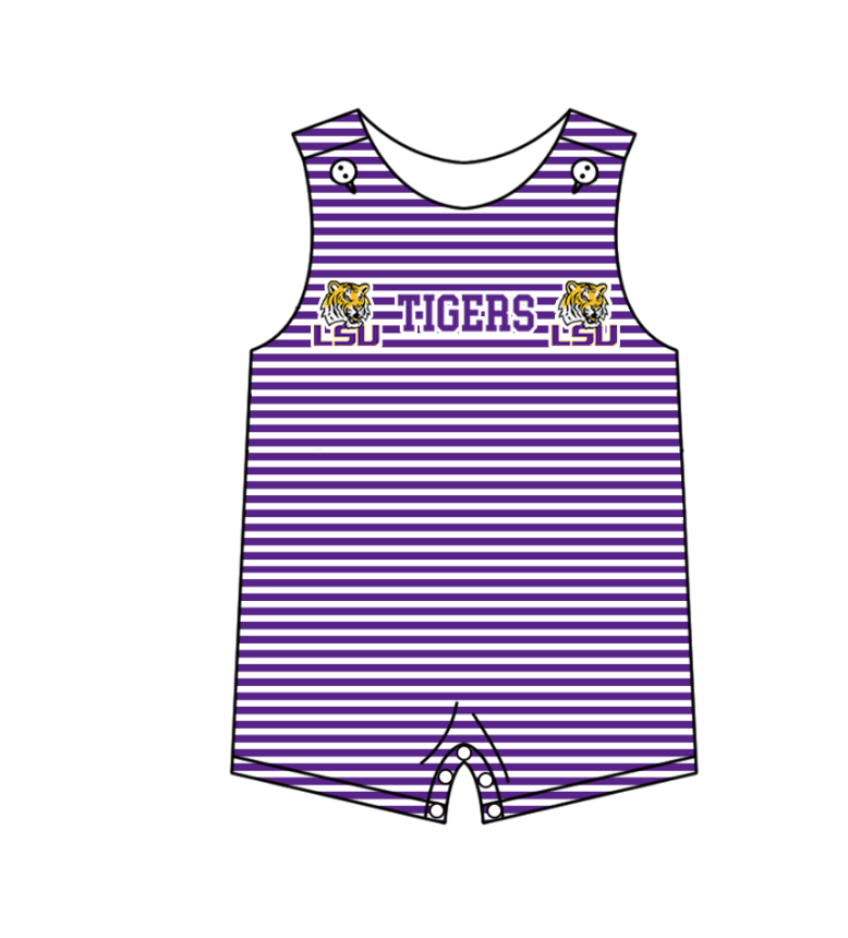 ( Moq 5 Each Style ) Sibling Baby Boys Girls Kids Tigers Team Rompers Dress Set Clothes