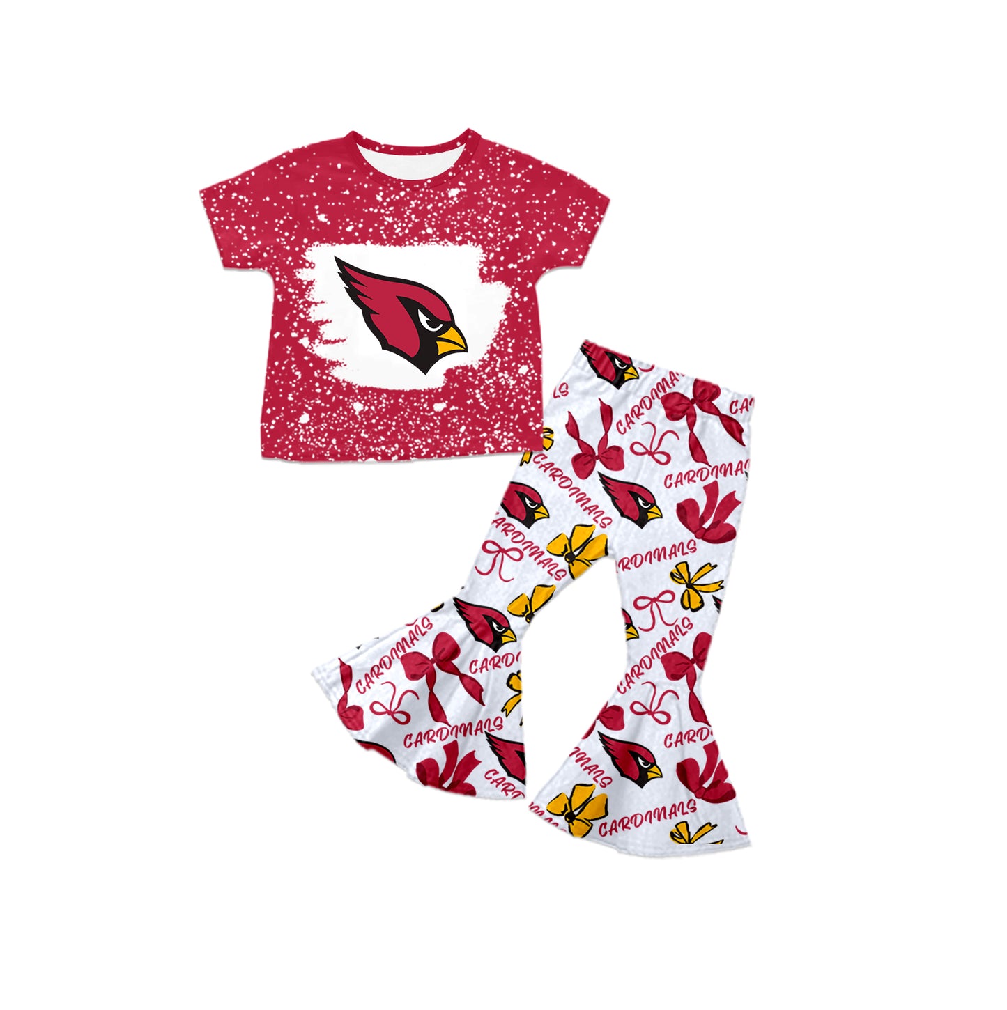 ( Moq 5 each style ) Baby Girl Toddler Team Birds Bows Sibling Green Dress Set 7.9