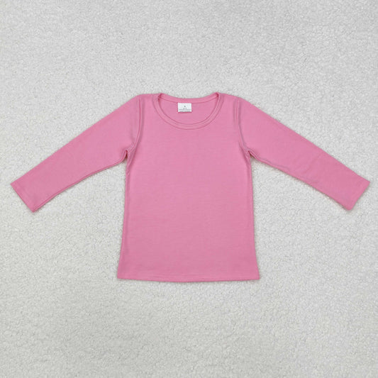 Baby Girl Pink Long Sleeves Tee Shirt Tops