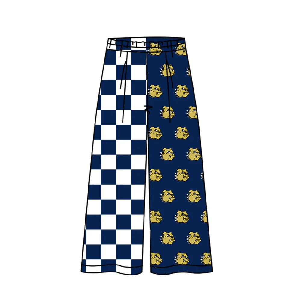 ( Moq 5 Each Style ) Baby Girl Adult Women Checked Dogs Team Sibling Mommy & Me Family Pants Clothes